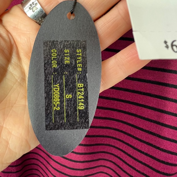 NWT🤩 |•CUPIO•| Super SOFT Striped Cowl Neck Tunic Sweater Size Small - Picture 7 of 10